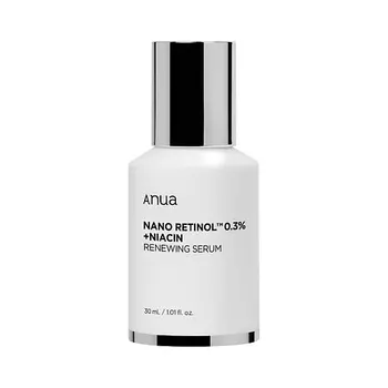 ANUA Сыворотка с ретинолом и ниацинамидом NANO RETINOL 0.3% + NIACIN RENEWING SERUM 30.0