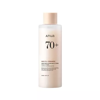 ANUA Тонер питательный с рисовым экстрактом и керамидами RICE GLOW MILKY TONER