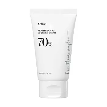 ANUA Успокаивающий крем для лица с экстрактом хауттюйнии HEARTLEAF 70% SOOTHING CREAM 100.0