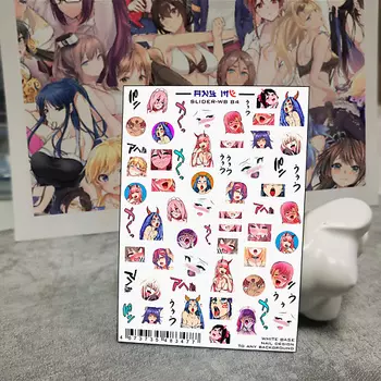 ANY ME Слайдеры для маникюра. Ahegao face