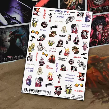 ANY ME Слайдеры для маникюра. Hellsing