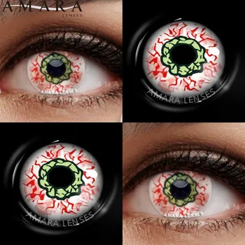 EYESHARE Цветные контактные линзы 1 пара BLIND Series Beauty Pupilentes Цветные контактные линзы Косплей Цветные контактные линзы для глаз