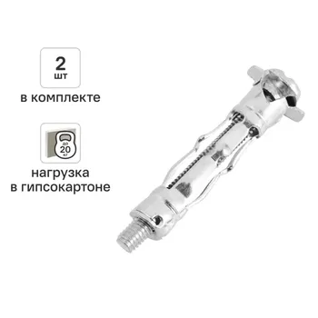 Дюбель-Молли для гипсокартона Sormat 4x41 2 шт.