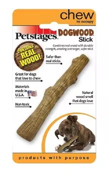 Petstages игрушка для собак Dogwood «Палочка деревянная», очень маленькая (1 шт)