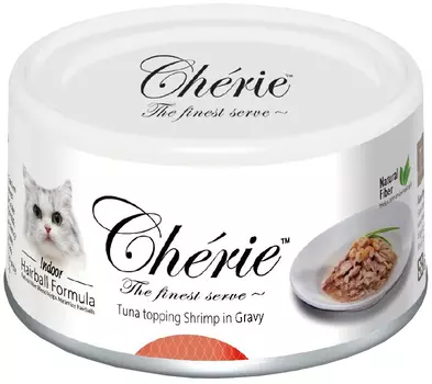 Pettric Cherie Adult Cat Grain Free Tuna &amp; Shrimp беззерновые для взрослых кошек с тунцом и креветками в подливе (80 гр х 24 шт)