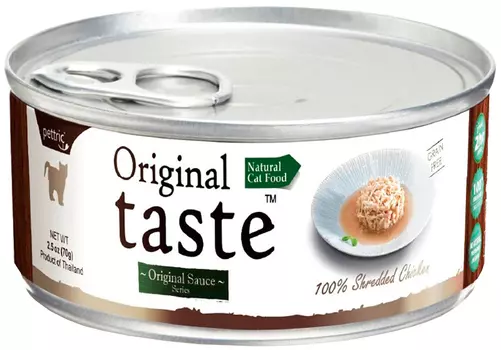 Pettric Original Taste Adult Cat Grain Free Chicken беззерновые для взрослых кошек с курицей в соусе (70 гр х 24 шт)