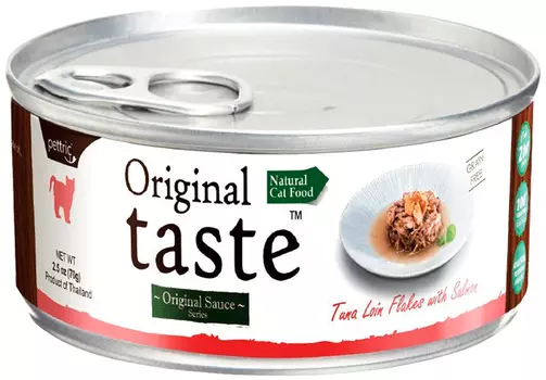 Pettric Original Taste Adult Cat Grain Free Tuna &amp; Salmon беззерновые для взрослых кошек с тунцом и лососем в соусе (70 гр х 24 шт)