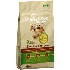 Planet Pet Adult Dog Chicken &amp; Rice для взрослых собак всех пород с курицей и рисом (15 кг)
