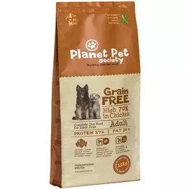 Planet Pet Grain Free Adult Dog Chicken беззерновой для взрослых собак всех пород с курицей (2,5 кг)