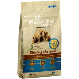 Planet Pet Puppy Chicken &amp; Rice для щенков всех пород с курицей и рисом (3 кг)