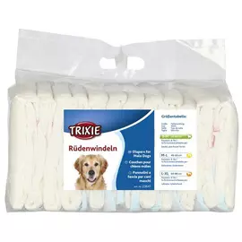 Подгузники впитывающие для кобелей Trixie L - Xl 60 - 80 см 12 шт (1 шт)