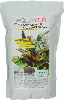 Подложка питательная для аквариумных растений Aquayer 1,5 л (1 шт)