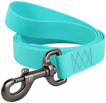 Поводок светящийся водостойкий для собак ментол 25 мм 183 см Collar WauDog Waterproof (1 шт)