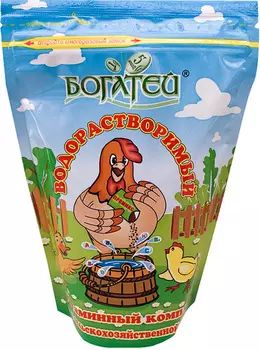 Премикс витаминный водорастворимый для кур-несушек и другой домашней птицы Богатей (300 гр)