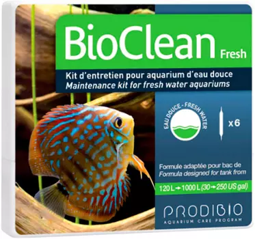 Препарат для подавления роста водорослей в пресной воде Prodibio Bio Clean Fresh Standart 10 мл х 6 ампул (1 уп)