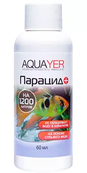 Препарат для рыб против эктопаразитов Aquayer Парацид 60 мл (1 шт)