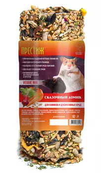 престиж сказочный домик Veggie Mix лакомство для хомяков и крыс большой (1 шт)