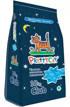 Pretty Cat кристаллы чистоты наполнитель силикагелевый для туалета кошек (10 + 10 кг)