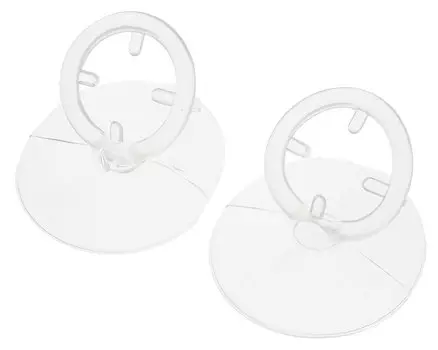 Присоска силиконовая с держателем 1,4 см Barbus Accessory 101 уп. 2 шт (1 шт)