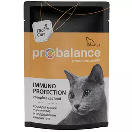 Probalance Cat Immuno Protection для взрослых кошек с кроликом (85 гр)