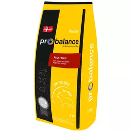 Probalance Dog Adult Maxi Immuno для взрослых собак крупных пород с курицей (3 кг)