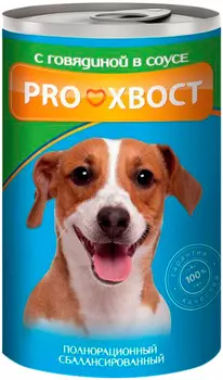 Proхвост для взрослых собак с говядиной в соусе 40337 (415 гр х 12 шт)