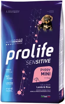 Prolife Sensitive Puppy Mini Lamb &amp; Rice для щенков маленьких пород с чувствительным пищеварением с ягненком и рисом (2 кг)