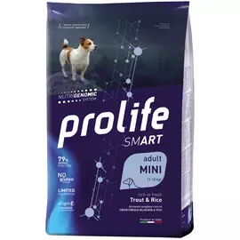 Prolife Smart Adult Mini Trout &amp; Rice для взрослых собак маленьких пород с форелью и рисом (0,6 кг)