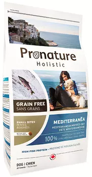 Pronature Holistic Grain Free Dog Mediterranea беззерновой для взрослых собак маленьких и средних пород Средиземноморское меню (2 кг)