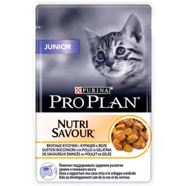 Purina Pro Plan Cat Junior Chicken для котят с курицей в желе (85 гр х 24 шт)