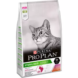 Purina Pro Plan Cat Optisavour Sterilised Duck &amp; Liver для привередливых взрослых кастрированных котов и стерилизованных кошек с уткой и печенью (1,5 кг + 4 пауч)