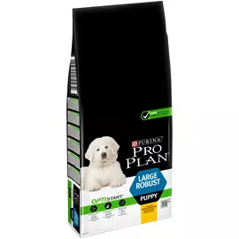 Purina Pro Plan Optistart Puppy Large Robust для щенков крупных пород мощного телосложения с курицей и рисом (3 + 3 кг)