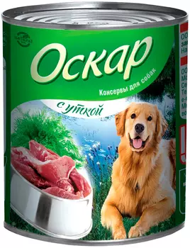 оскар для собак с уткой (750 гр х 9 шт)