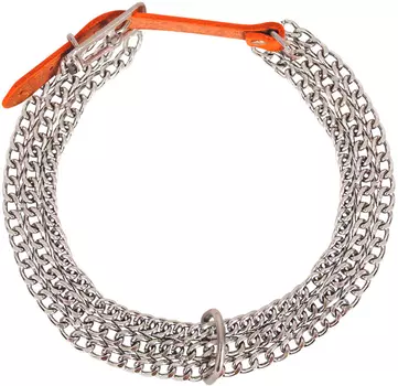 Ошейник цепь для собак трехрядный Triol Shb2055 2 мм х 55 см (1 шт)