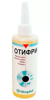 отифри лосьон для чистки ушей для собак и кошек 60 мл (1 шт)