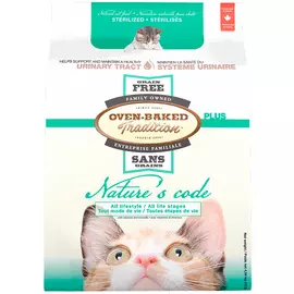 Oven-baked Tradition Nature's Code Cat Adult Sterilized Chicken беззерновой для взрослых кастрированных котов и стерилизованных кошек с курицей (2,27 кг)