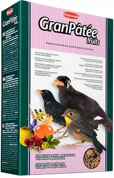 Padovan Granpatee Fruits корм для насекомоядных птиц с фруктами (1 кг)