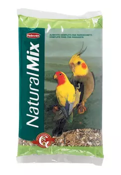Padovan Naturalmix Parrocchetti корм для средних попугаев (850 гр)
