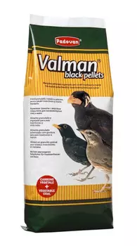 Padovan Valman Black Pellets дополнительный корм для насекомоядных птиц (1 кг)