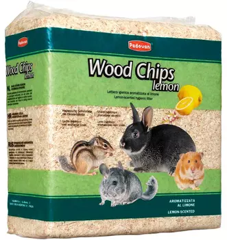 Padovan Wood Chips Lemon опилки для грызунов и кроликов с запахом лимона 1 кг (1 шт)