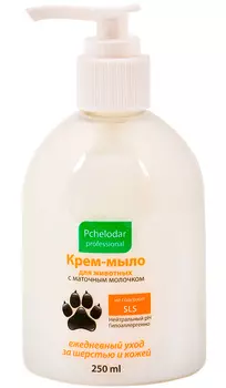 Пчелодар крем мыло для лап для собак и кошек с маточным молочком 250 мл (1 шт)