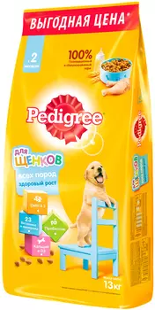Pedigree для щенков всех пород с курицей (13 кг)