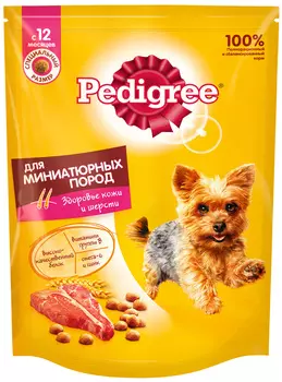 Pedigree для взрослых собак миниатюрных пород с говядиной (1,2 кг)