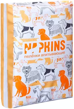 Пеленки впитывающие для животных Napkins 60 х 90 см (30 шт)