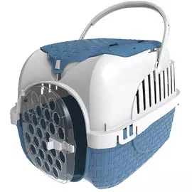 Переноска для животных Bama Pet Kennel Tour до 7 кг синяя 52 х 33 х 34 см (1 шт)