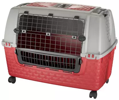Переноска для животных Bama Pet Kennel Tour Easy для авто красная 88 х 52 х 60 см (1 шт)