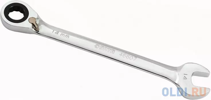 Ключ SATA 46604 комби. метр.реверс.храп./мех. 11мм 165/21.6мм
