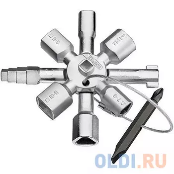 Ключ шкафной KNIPEX KN-001101 (5 / 12 мм) 92 мм