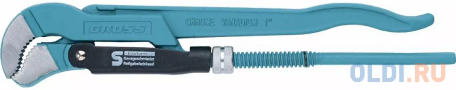 Ключ трубный рычажный GROSS 15611 №1 1 цельнокованный CrV, тип - S