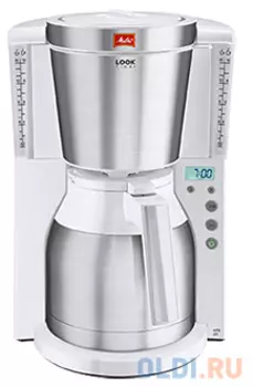 Кофеварка капельная Melitta Look V Therm Timer 1000Вт белый